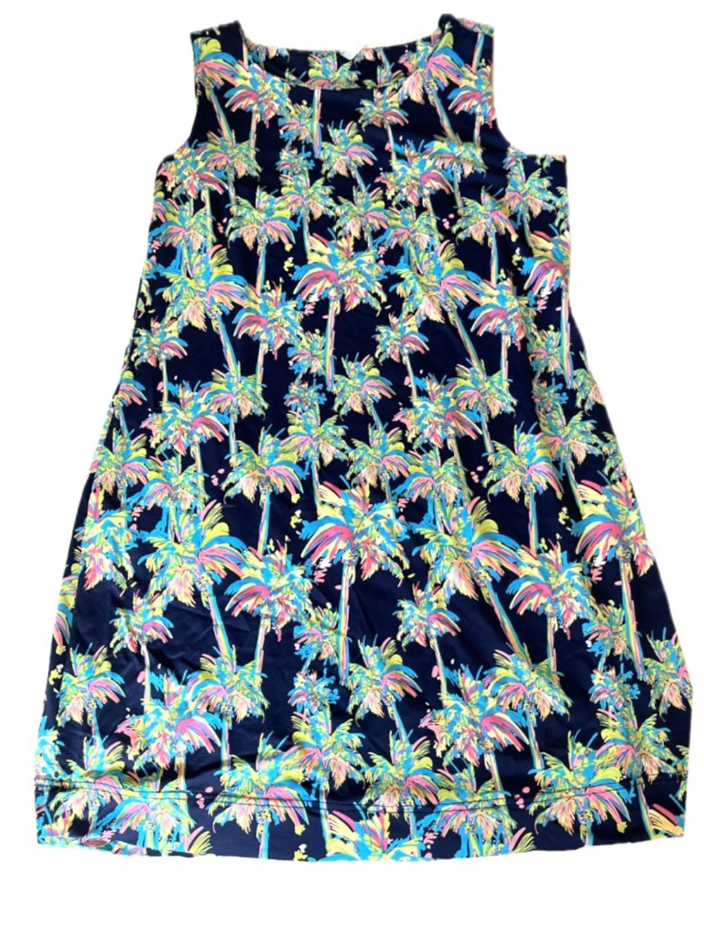Lulu-B Colorful Sleeveless Tropical Dress